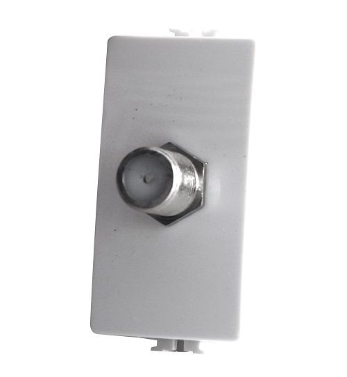 MAPAM 525B Joy 525B 1P White Satellite Socket