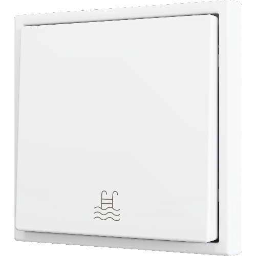 ZENNIO ZS701PB2MWC ZS70. Simple Soft push button for 2 binary inputs