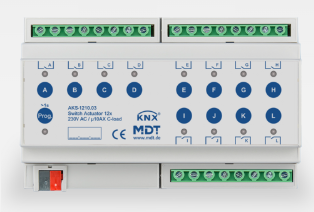 MDT AKS-1210.03 AKS Standard 10 A switching actuator