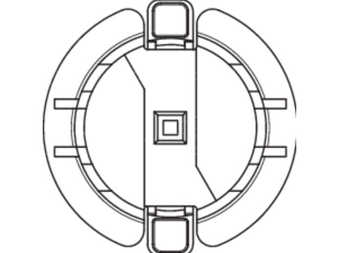 CAME 001YM0157 Type-C quick plug mount