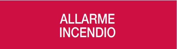 COOPER CSA INCENDIO CSA08584E DICITURA FSB01 ALLARME INCENDIO ETCHED