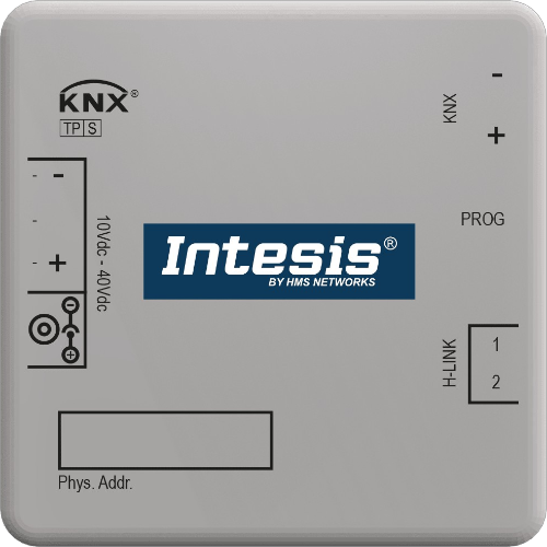 INKNXHIT001A000 Intesis Gateway Hitachi Air-to-Water a KNX TP — 1 Unità — Connessione via bus H-Link — Serie Yutaki