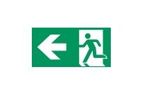 COOPER CSA ILLUMINAZIONE 40071354220 PANNELLO PER 70011/21 CON INDICAZIONE SX ISO7010