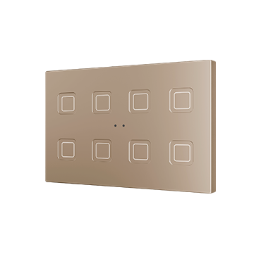 ZENNIO ZVITRXL8C RGB XL 8 key. PC-ABS capacitive button - 8