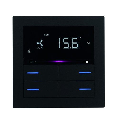 EELECTRON BKT4FX-0720 KIT 4 TASTI TERMOSTATO/UMIDOSTATO FENIX NERO 0720