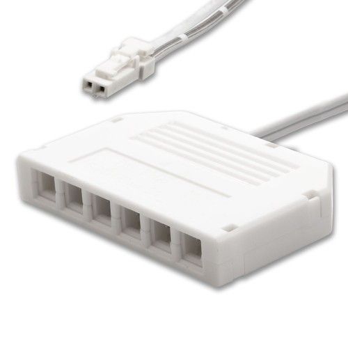 LEDCO DSTDP/BI/6 DUPONT DISTRIBUTOR WHITE C/2MT 6-WAY 2-POLE