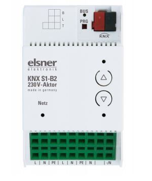 ELSNER 70380 KNX S1-B2 KNX Actuator- 1 Multifunctional OUT- 2 I