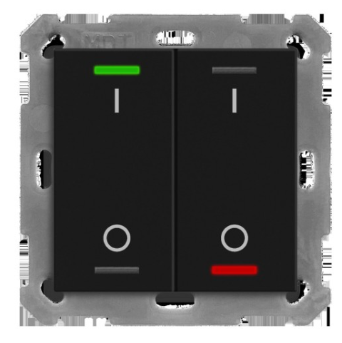 BE-TAL55T206.B1 KNX Taster Light 55 2-sided MDT technologies
