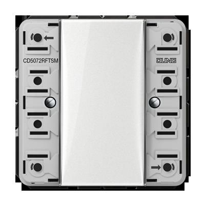 JUNG CD5072RFTSM F50 KNX RF button sensor module with acc. Standard integrated bus - 2 channels - mod. CD500
