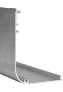 TAU S-10T-LINECAR65AN PROFILO CARTER ANTERIORE IN ALLUMINIO ANODIZZATO T