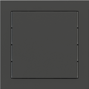 EKINEX EK-T1Q-MAL Single black square button packaging