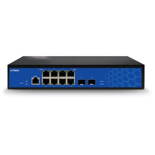 ELMO SW04 Managed industrial PoE switch with 8 Gigabit ports