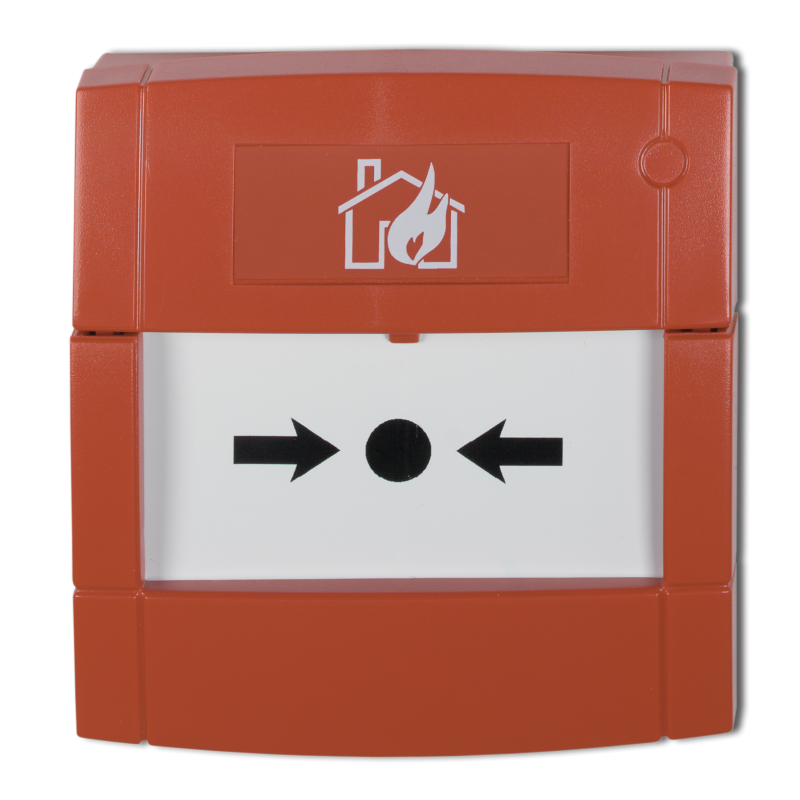 ARITECH INCENDIO DMN700-SW Avvisatore di allarme a rottura vetro - contatto in scambio - Colore rosso