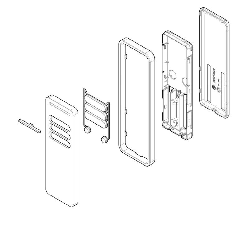 NICE RICAMBI SPCG002700 Casing kit for P1