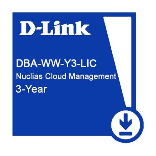 D-LINK DBA-WW-Y3-LIC Nuclias 3 Year Cloud Managed Access Point License-