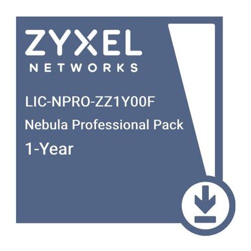 ZYXEL LIC-NPRO-ZZ1Y00F 1 ANNO NEBULA PROFESSIONAL PACK