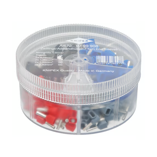 KNIPEX 97 99 908 Assortimento terminali gemellati, preiso