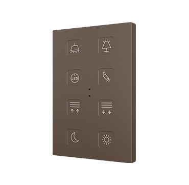 ZENNIO ZVITRXL8 RGB XL 8 key. PC-ABS capacitive button - 8
