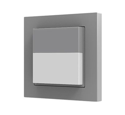 ZENNIO ZPDW0SW ZPDW0SW Presentia W0 Rivelatore di movimento KNX da incasso a parete, argento