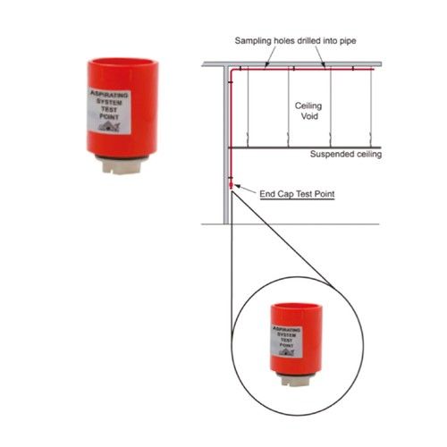 RIELLO FIRE 9137395 585 ABS locking cap with Test Point