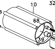 GIBIDI P9AY01850 MOTOR BODY MODE 220/290/291