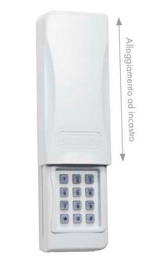 SOMMER 4095V000 Radio code button - EntraPIN- - 1 command- FM