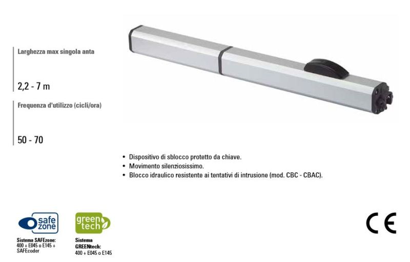 FAAC 104220 ACTUATOR 400 SBS LN 0.75 LT RELEASE '05