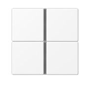 JUNG A404TSAWWM Key cover for sensor 4 channels - mod. A500- matt alpine white