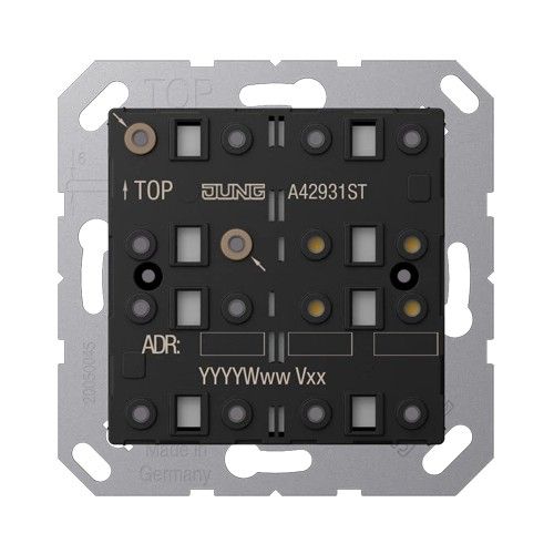 JUNG A42931ST Modulo per sensore a tasti KNX con acc. bus integr