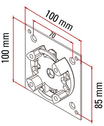 FAAC 132323 UNIVERSAL HOLDER