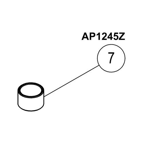 GIBIDI P9AP1245Z50 00050 BOCCOLA CILINDRICA AUTOL. 10X12X8