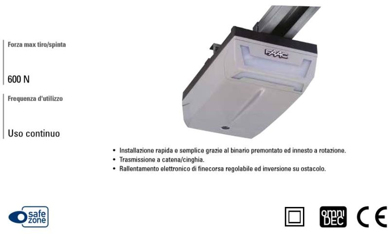 FAAC 110600 D600 600N CEILING OPERATOR