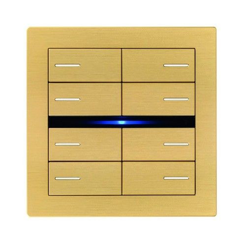 EELECTRON BK08MT-GO KIT 8 TASTI RETTANGOLARI METAL GOLD - LINE