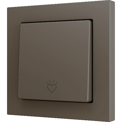 ZENNIO ZS551PB1MC ZS55. Simple Soft push button for 1 binary input 5