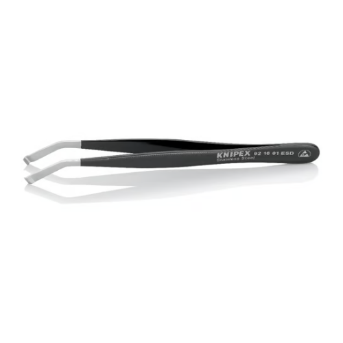 KNIPEX 92 16 01 ESD Pinzetta di posizionamento ESD acc inox