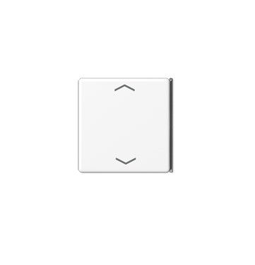 JUNG A404TSAPWWM23 Key cover for sensor 4 c-channels. symbol mod. A500- t.2 and 3- matt alpine white