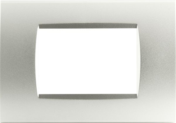 MAPAM 8003-04 Placca Tecnopolimero Art 8003-4 3P Grigio Chiaro