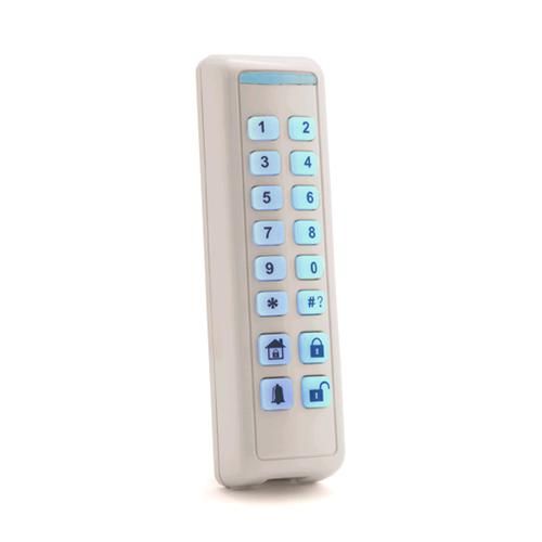 RISCO RW132KL2P00A Two-way radio keyboard, slim, WHITE and with Proximity.