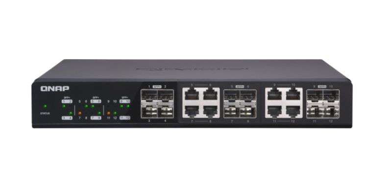 QNAP QSW-1208-8C TWELVE 10GBE SFP+ PORTS