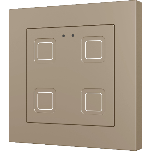 ZENNIO ZVIT55X4C 55 X4 key. PC-ABS Capacitive push button 55x55 -