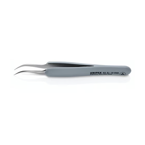KNIPEX 92 31 10 ESD Pinzetta di gomma ESD acciaio inox
