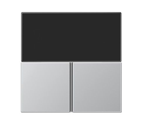 JUNG RCDAL4092TSA Copritasti per controller KNX RCDLS4092M- alluminio