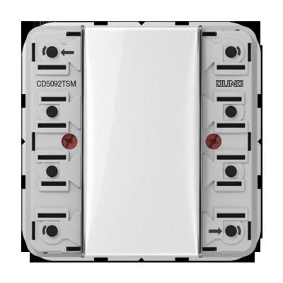 JUNG CD5092TSM F50 KNX button sensor module with acc. Universal integrated bus - 2 channels - mod. CD500