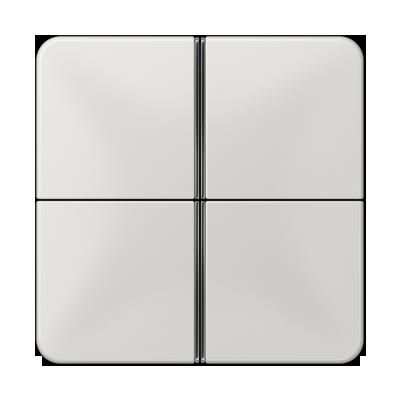 JUNG CD404TSALG Key cover for sensor 4 channels - mod. CD 500- light grey