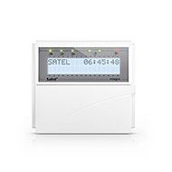 SATEL INT-KLCD-W LCD keyboard with flap, white color, retro
