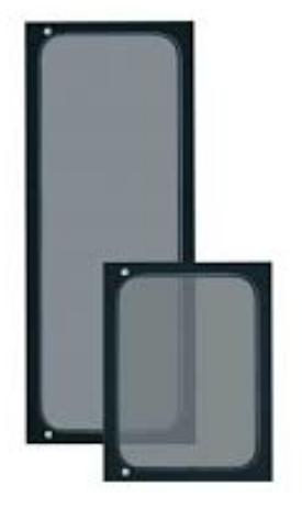 PASO P5716 Front window door (16 U rack)