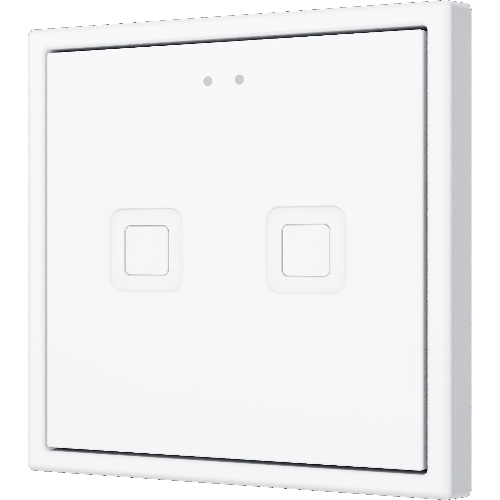 ZENNIO ZVIT70X2W 70 X2 key. PC-ABS Capacitive push button 70x70 -