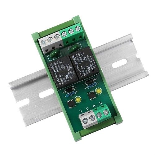 MARSS MH-NT732-C 2-Relay DIN rail mounting module
