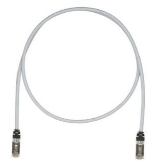 PANDUIT STP6X1.5MIG Copper Patch Cord- Cat 6A- Intl Gray S/FTP Cable- 1.5 meters