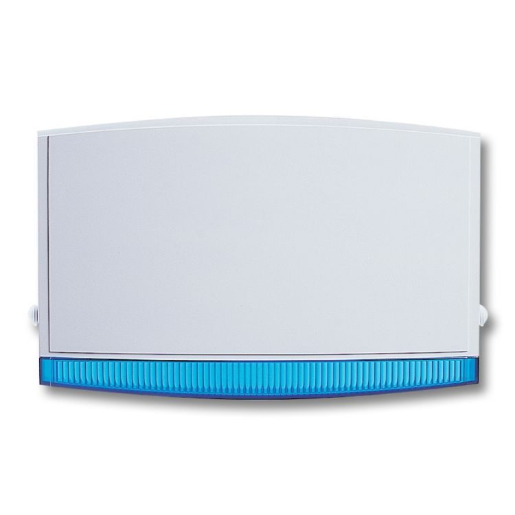 VIMO ASODISSEY2E Odyssey 2 self-powered outdoor siren with white lid and blue lens